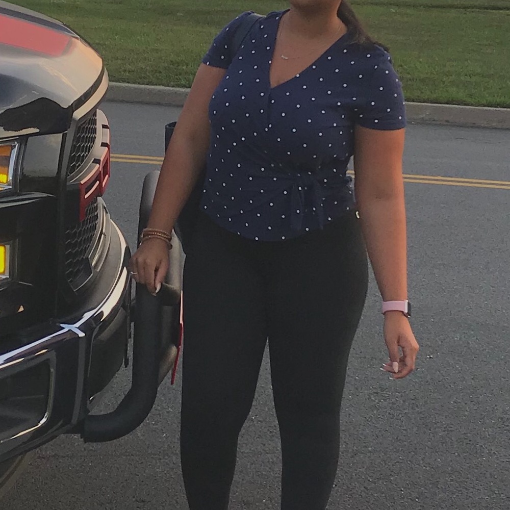 polka dot shirt